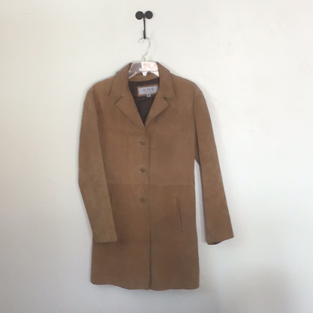 Women’s Light Brown Suede Jacket